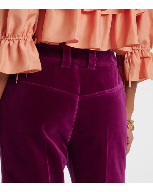 Chloé Purple Trousers