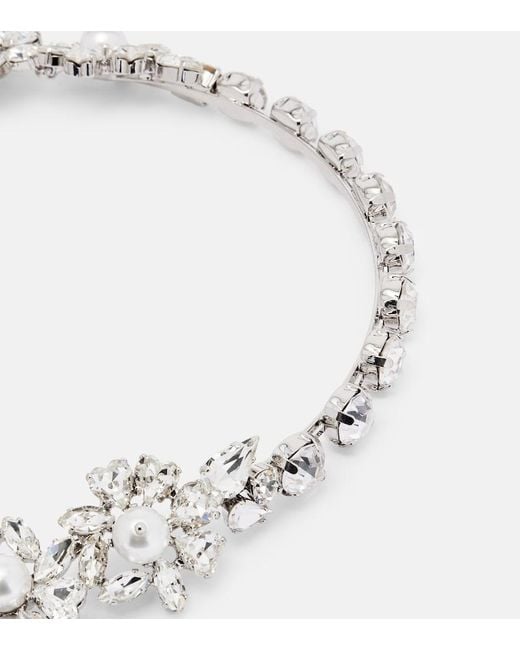 Simone Rocha Multicolor Fragment Heartbloom Embellished Necklace