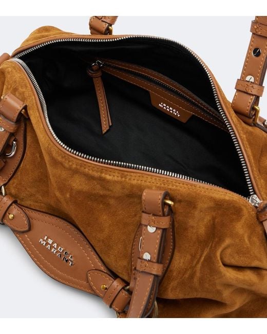 Isabel Marant Brown Tilpa Mini Suede Shoulder Bag