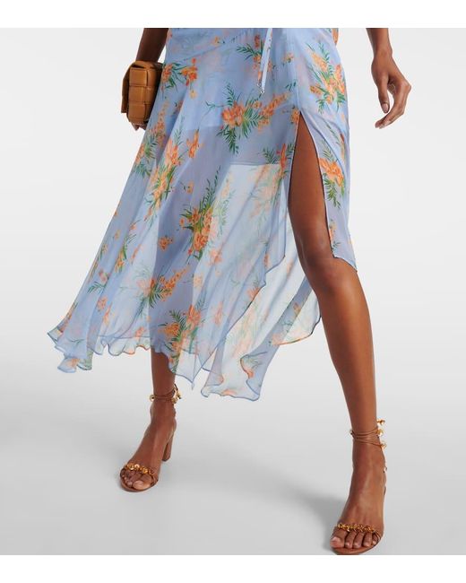 Vestido Dovima En Color Bebe Azul Talla En Veronica Beard de color Blue