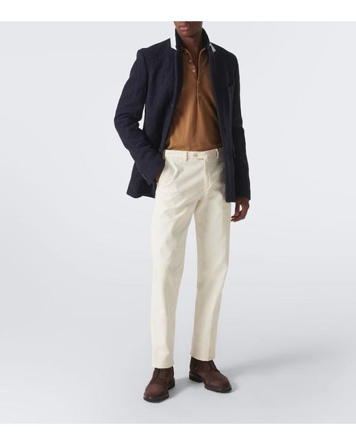 George Cleverley Brown Taron Ii Suede Lace-Up Boots for men