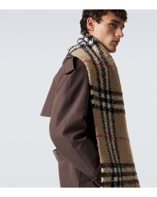Sciarpa di Burberry in Natural da Uomo