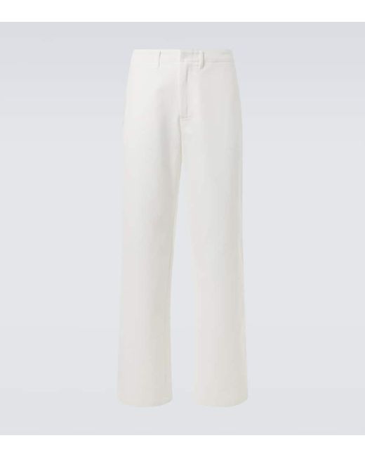 Gabriela Hearst Weite Hose Aus Baumwolle in White für Herren
