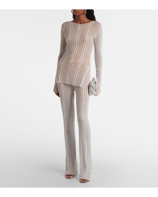 Pull Raye A Sequins Missoni en coloris Natural