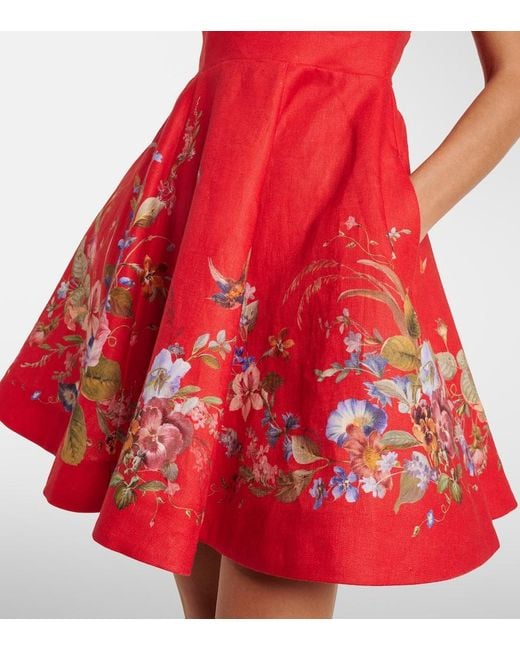 Zimmermann Red Short Dresses