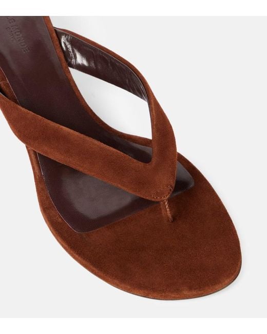 Mules En Daim Le Monde Beryl en coloris Brown