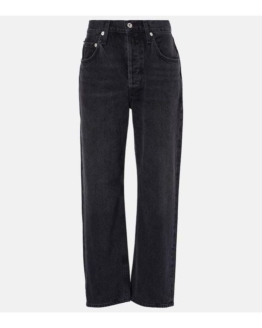 Jean Raccourci Dahlia A Taille Haute Citizens of Humanity en coloris Blue