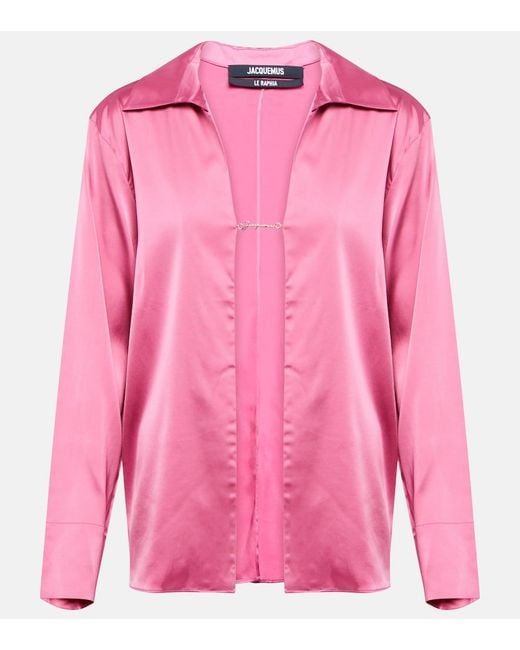 Jacquemus Pink La Chemise Notte