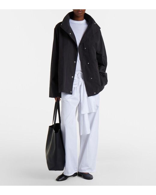 Totême  Black Cotton-Blend Jacket