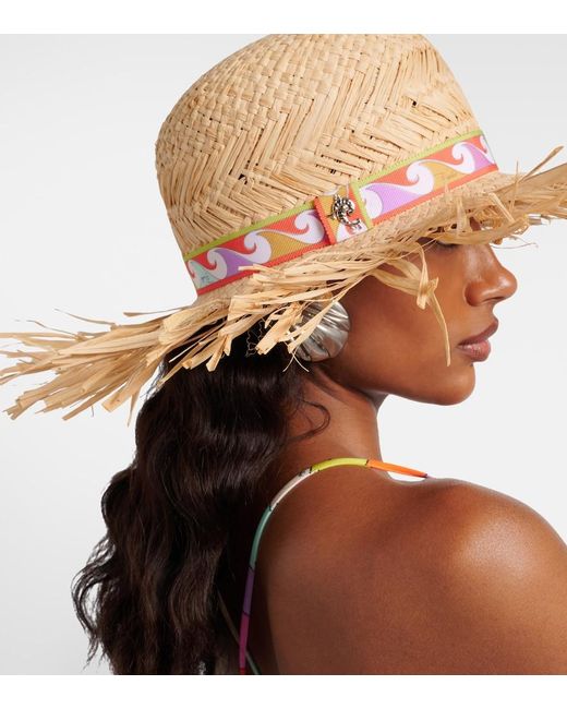 Cappello di Emilio Pucci in White