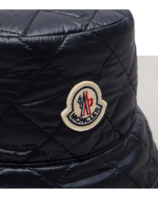 Moncler Blue Gesteppter Hut