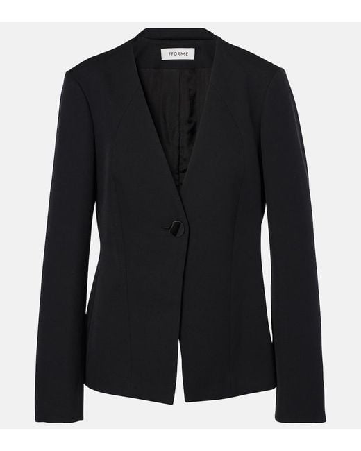 FFORME Black Toshi Cotton And Wool Jacket
