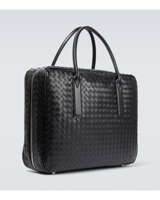 Bottega Veneta Aktentasche Getaway Large Aus Leder in Black für Herren