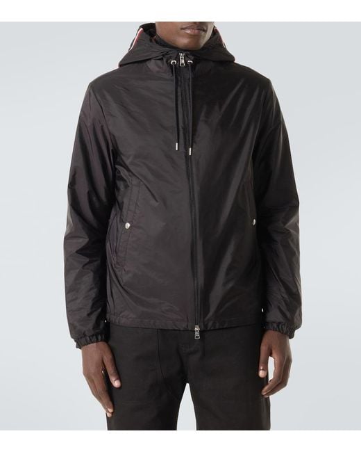 Moncler Black Grimpeurs Raincoat for men