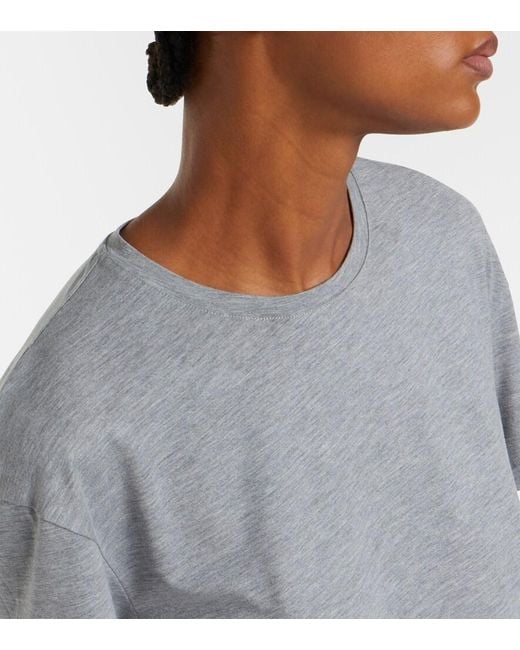 Totême  Gray Jersey T-Shirt