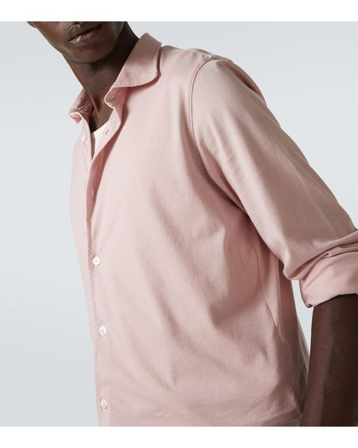 Camicia Jason di Fedeli in Pink da Uomo