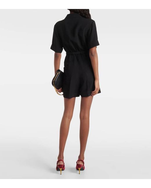 Gucci Black Belted Playsuit