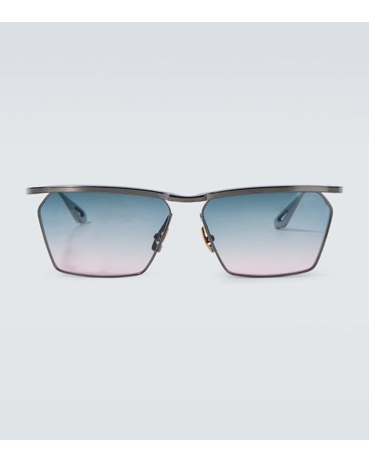 Jacques Marie Mage Blue Bresson Aviator Sunglasses for men