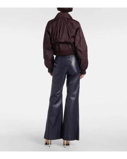 Victoria Beckham Brown Harrington Bomber Jacket
