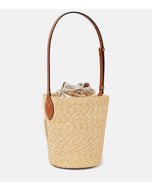 Gucci Natural Bucket-Bag Summer Small mit Leder