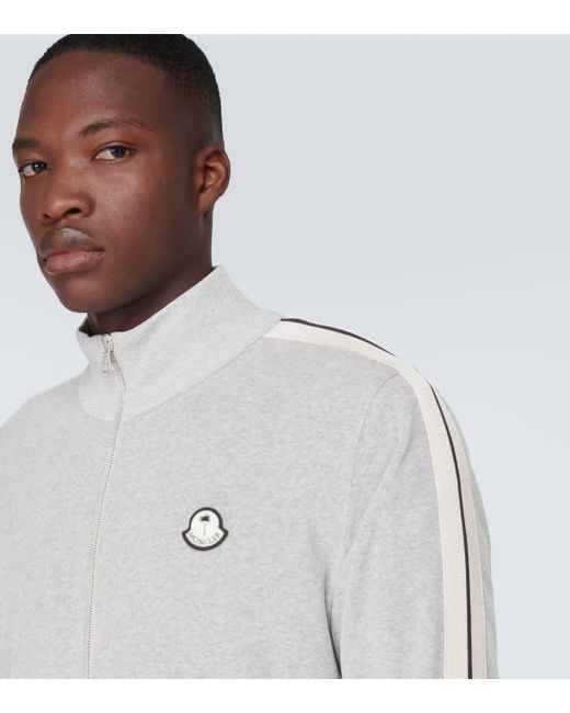 Moncler Genius White X Palm Angels Zip-up Jacket for men