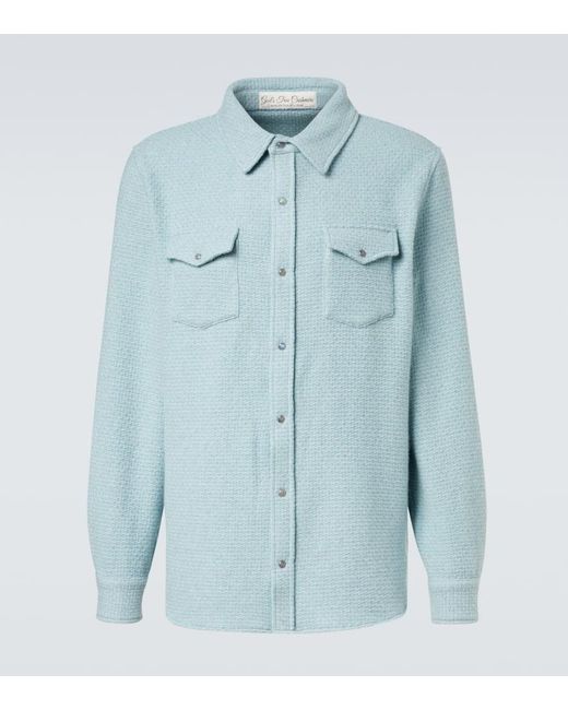 Camicia Labradorite di God's True Cashmere in Blue da Uomo