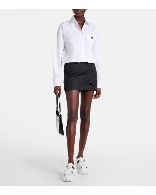 Prada White Rubber Platform Sandals 55