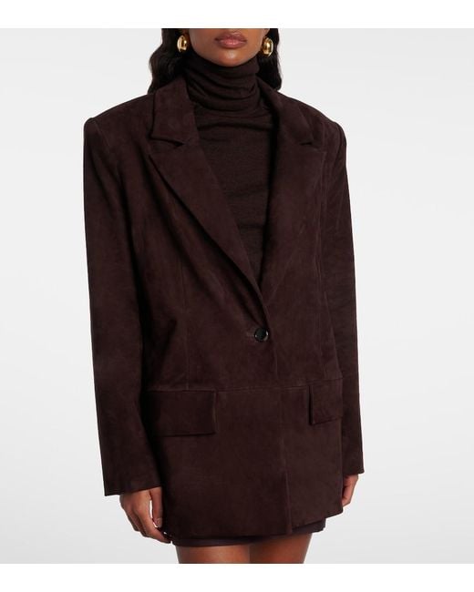 Stouls Purple Dublin Suede Blazer