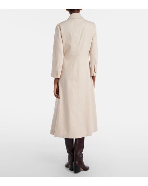 Max Mara Natural Amelia Cotton Shirt Dress