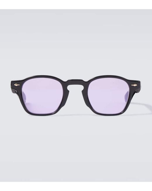 Jacques Marie Mage Brown Zephirin Square Sunglasses for men