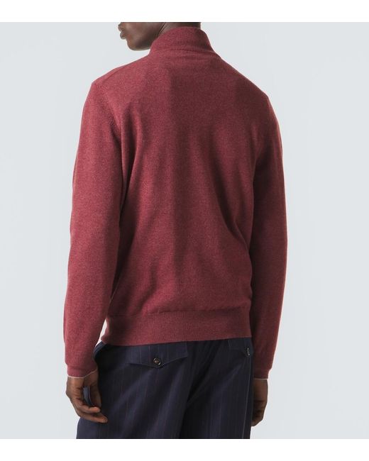 Pullover di Brunello Cucinelli in Red da Uomo