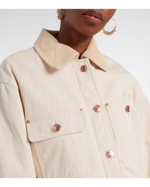 Isabel Marant Natural Ninon Cotton Blouson