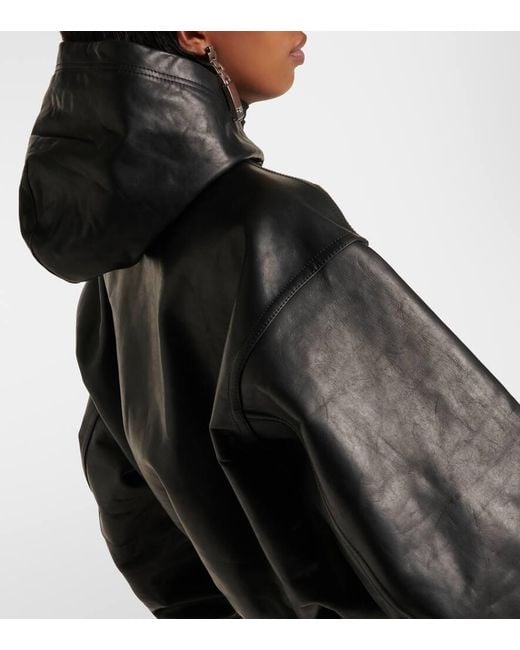 Balenciaga Black Lederjacke