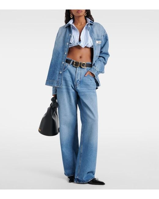 Jeans Anchos Le De-Nimes Large Jacquemus de color Blue