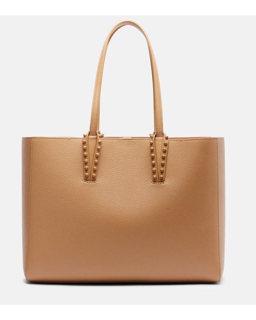 Christian Louboutin Brown Cabata Large Leather Tote Bag