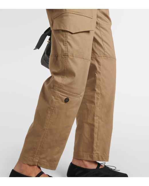 Proenza Schouler Natural Jackson Cotton Twill Cargo Pants