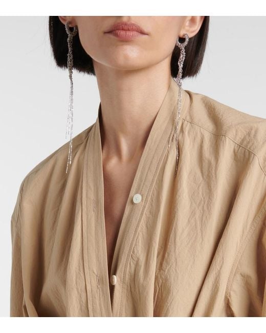 Lemaire Natural Belted Cotton Shirt Dress