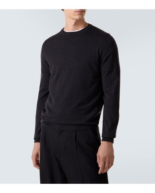 Slowear Blue Wool-Blend Sweater for men