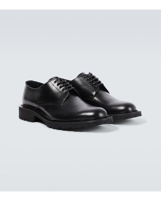 Saint Laurent Black Army Leather Derby Shoes for men