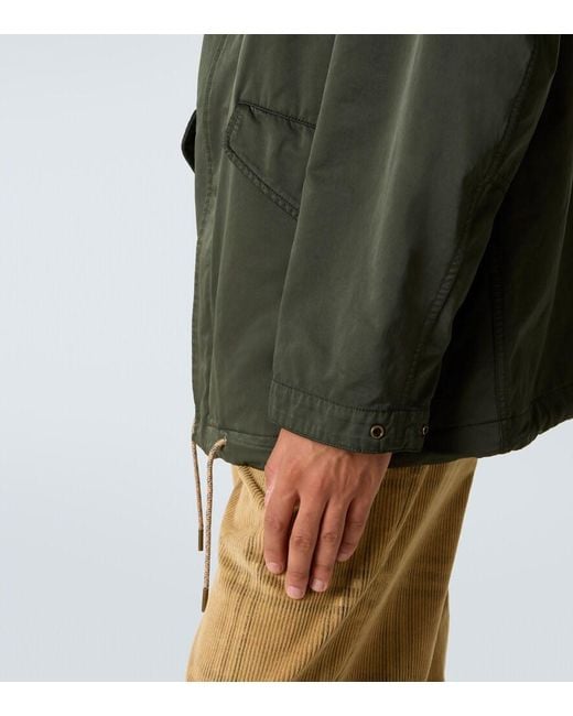 Burberry Green Hooded Jacket for men