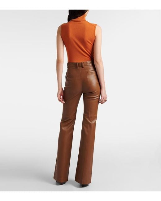 Joseph Brown Tafira High-Rise Flared Pants