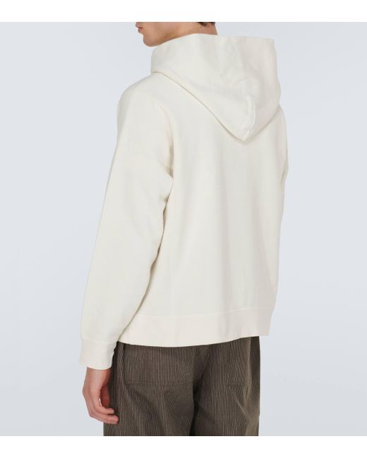Visvim White Jumbo Cotton Fleece Sweatshirt for men
