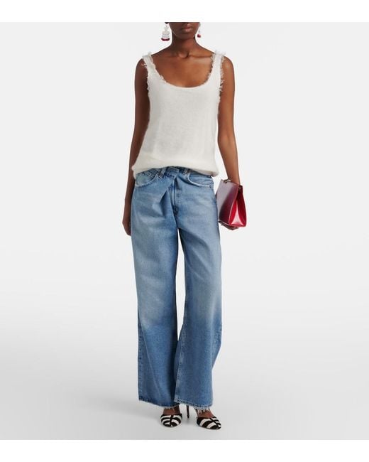 Agolde Blue Vana Wide-Leg Jeans