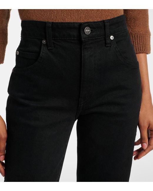 Khaite Black Straight Jeans Viv