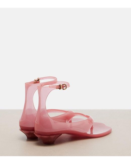 Chloé Pink Jelly Tpu Thong Sandals