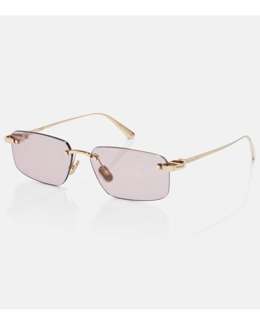 Dior Pink Cdior S4U Rectangular Sunglasses