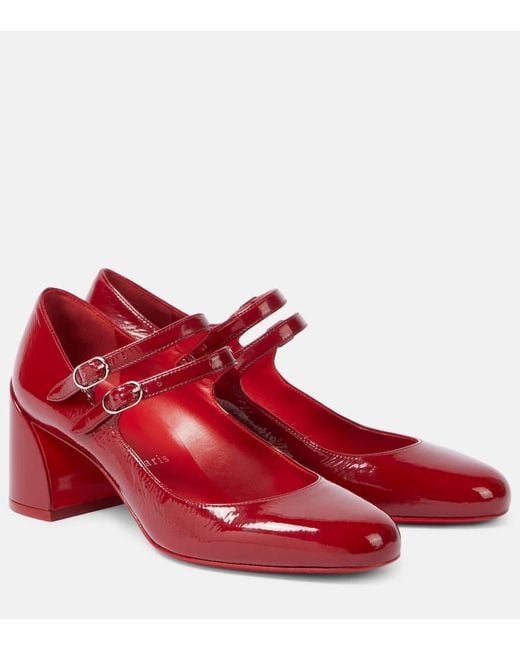 Pumps Miss Jane 55 di Christian Louboutin in Red