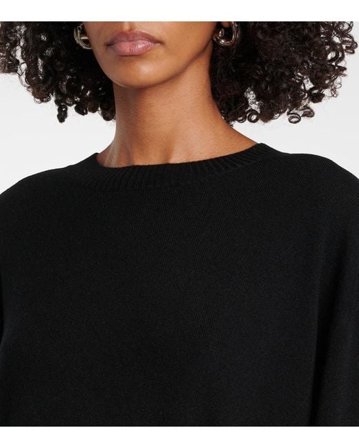 Christopher Esber Black Macrame Monument Wool And Cashmere Maxi Dress
