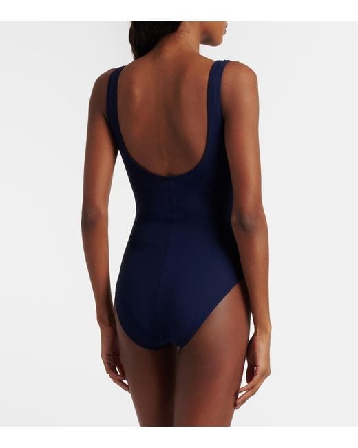 Karla Colletto Blue Basics Swimsuit