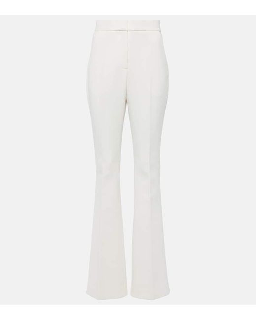 Novia - pantalones Evelyn de crepe Rebecca Vallance de color White